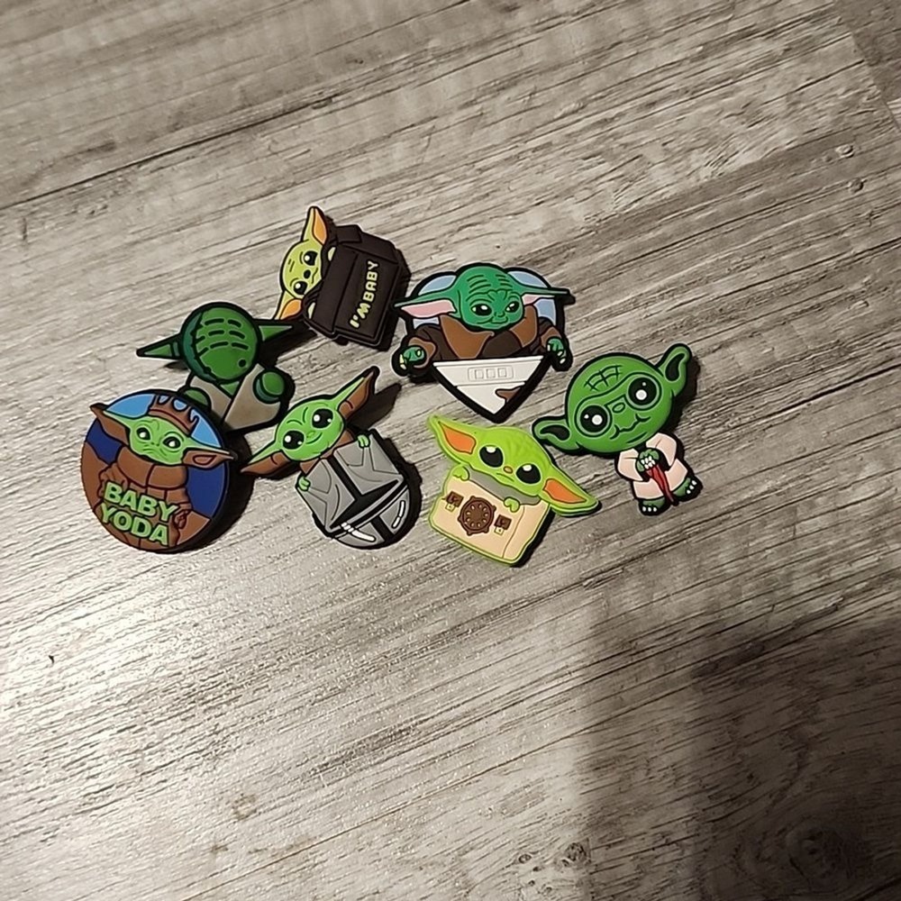 Star Wars Baby yoda croc charms